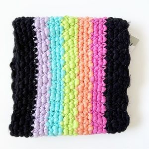 BP Nordstrom Rainbow Knit Neck Scarf